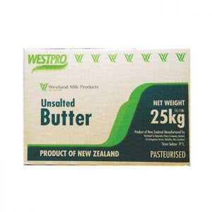 Westpro Unsalted Butter 25Kgs